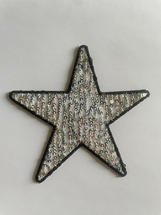 Sequins Star in Silver